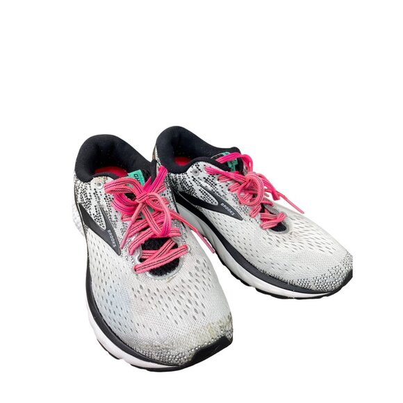 Brooks Ghost 11 Womens white black running sneakers size 8M SKU 9048 - Picture 16 of 16